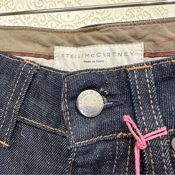 Stella McCartney Straight Leg Low Rise Denim Jeans - Picture 10 of 12